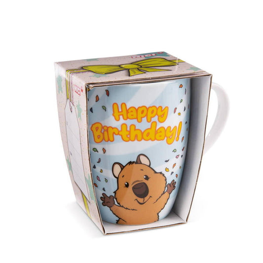 Tasse "Happy Birthday!" in Geschenkverpackung