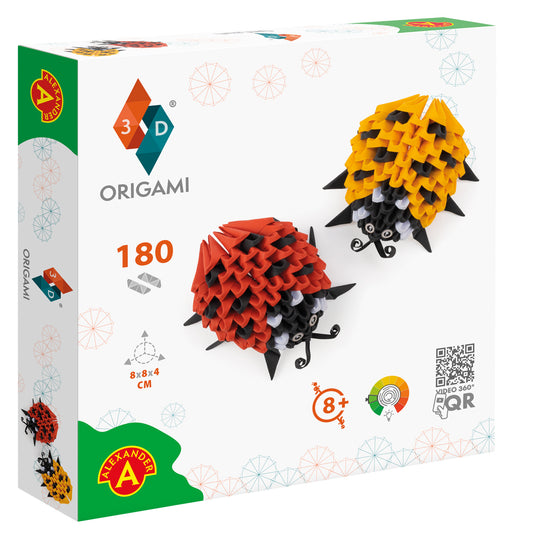 ORIGAMI 3D Marienkäfer