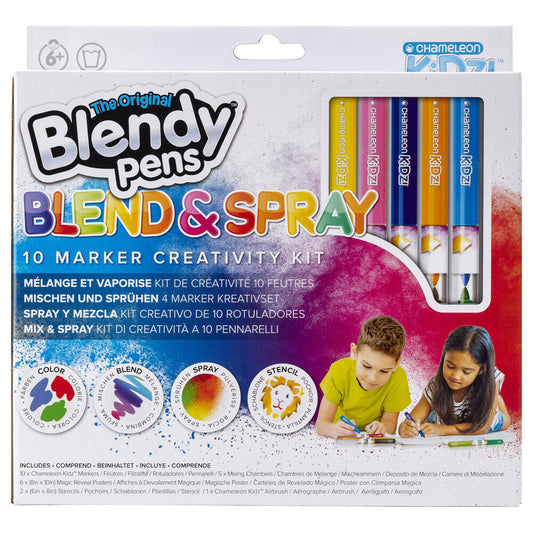 Blendy Pens 10 Farben Schablonen