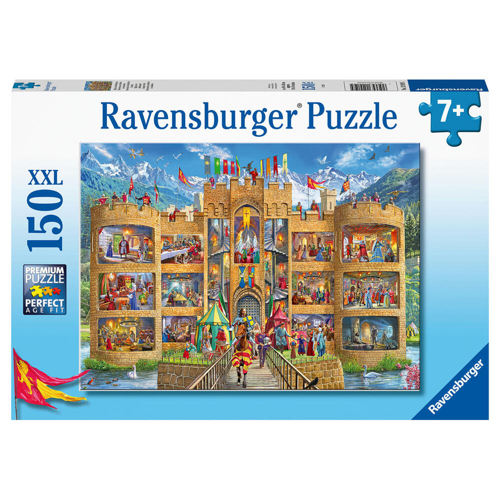 Puzzle Blick in die Ritterburg