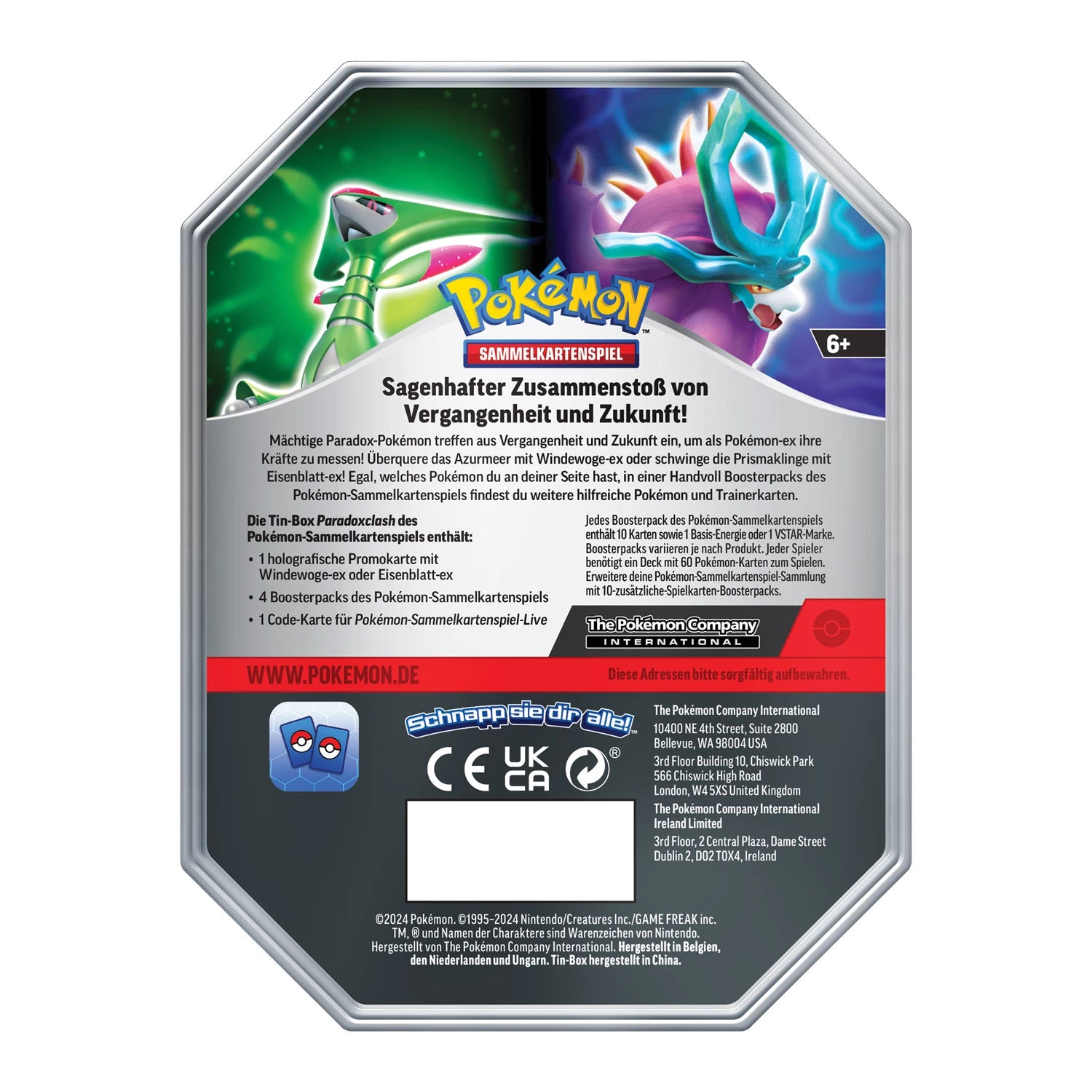 Pokemon Paradox Clash Tin-Box