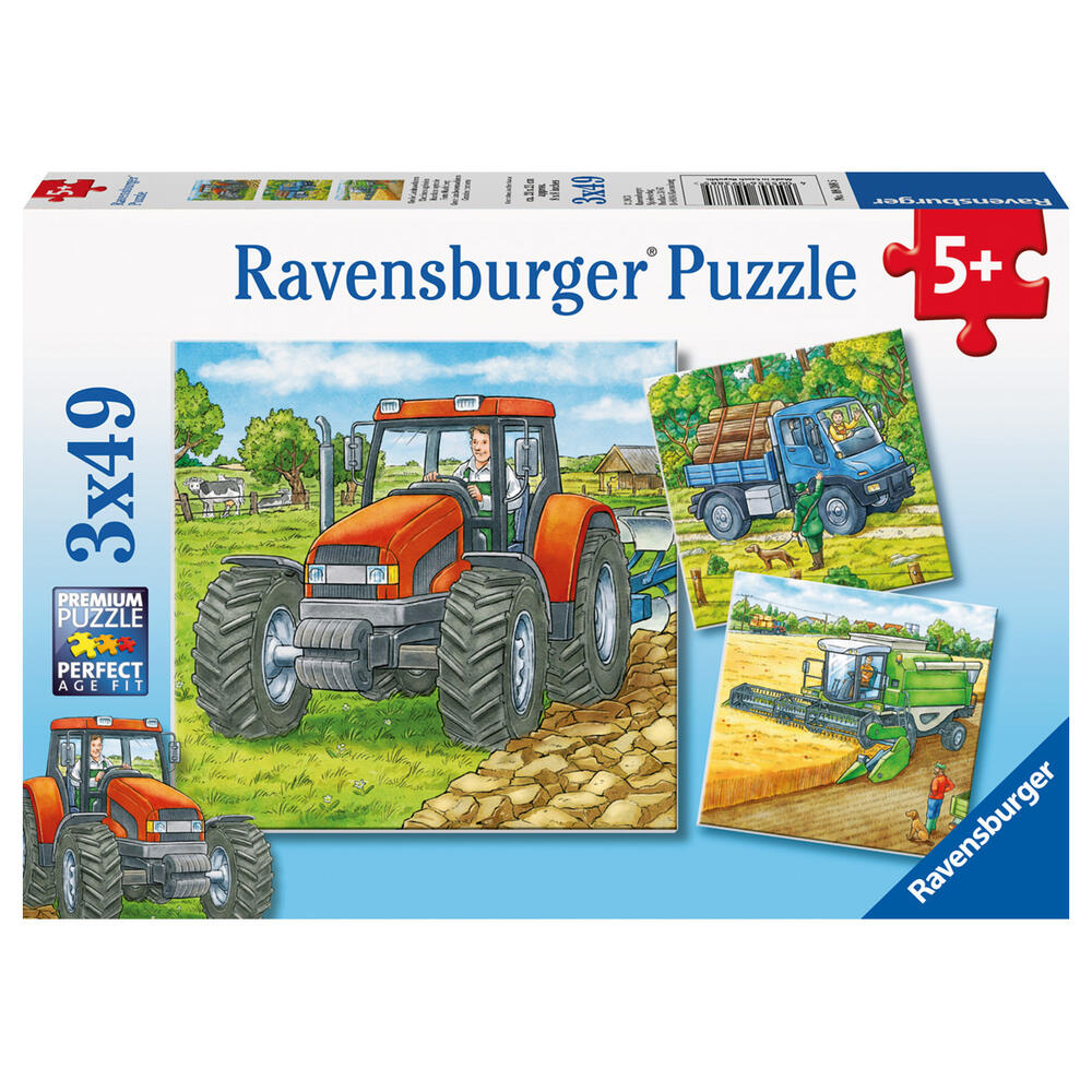 Puzzle Grosse Landmaschinen