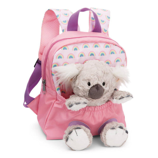 Rucksack rosa mit Koala