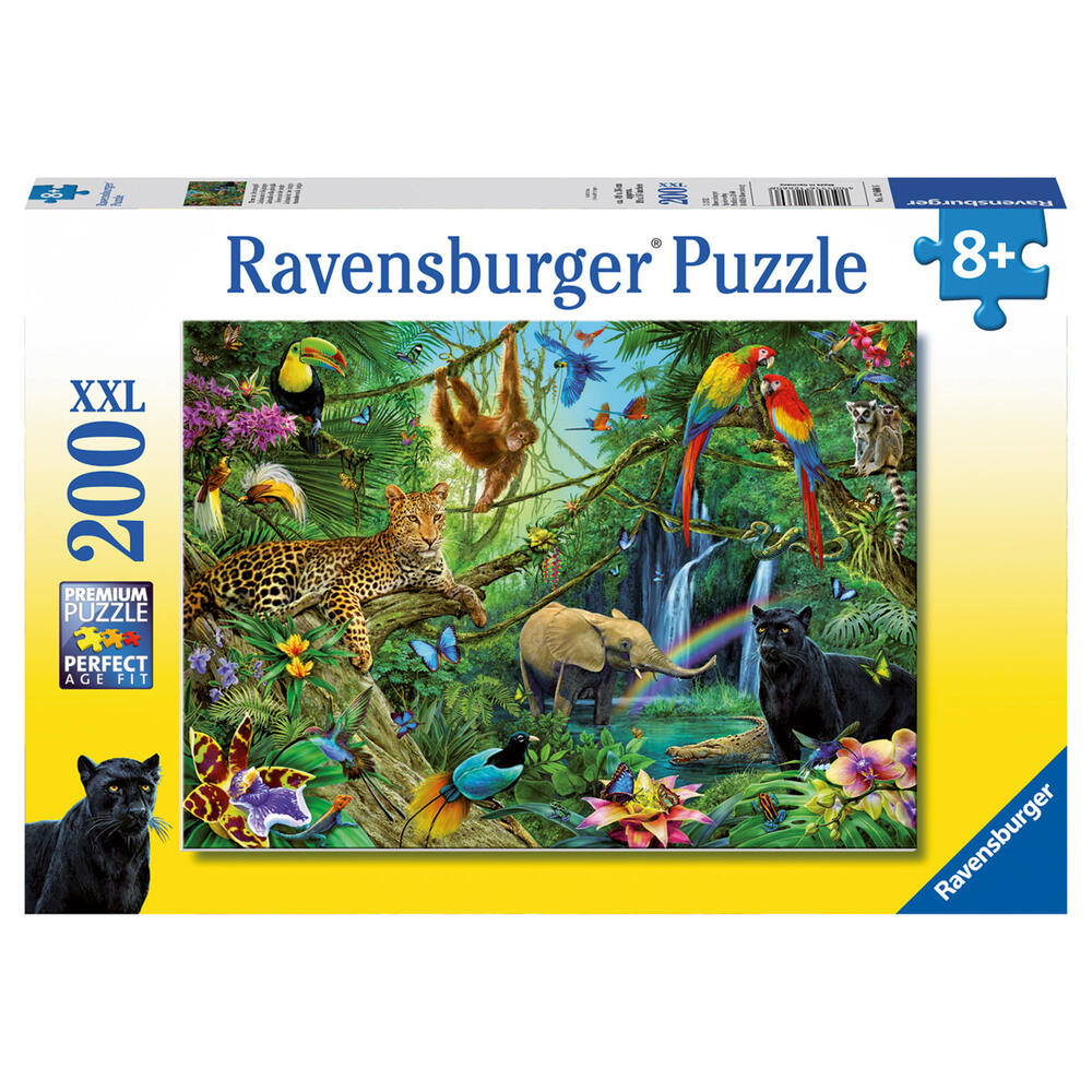 Puzzle Tiere im Dschungel