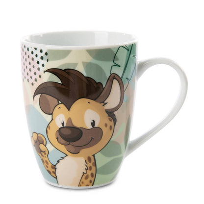 Tasse Hyäne Helgi & Tenrek Terek in Geschenkverpackung