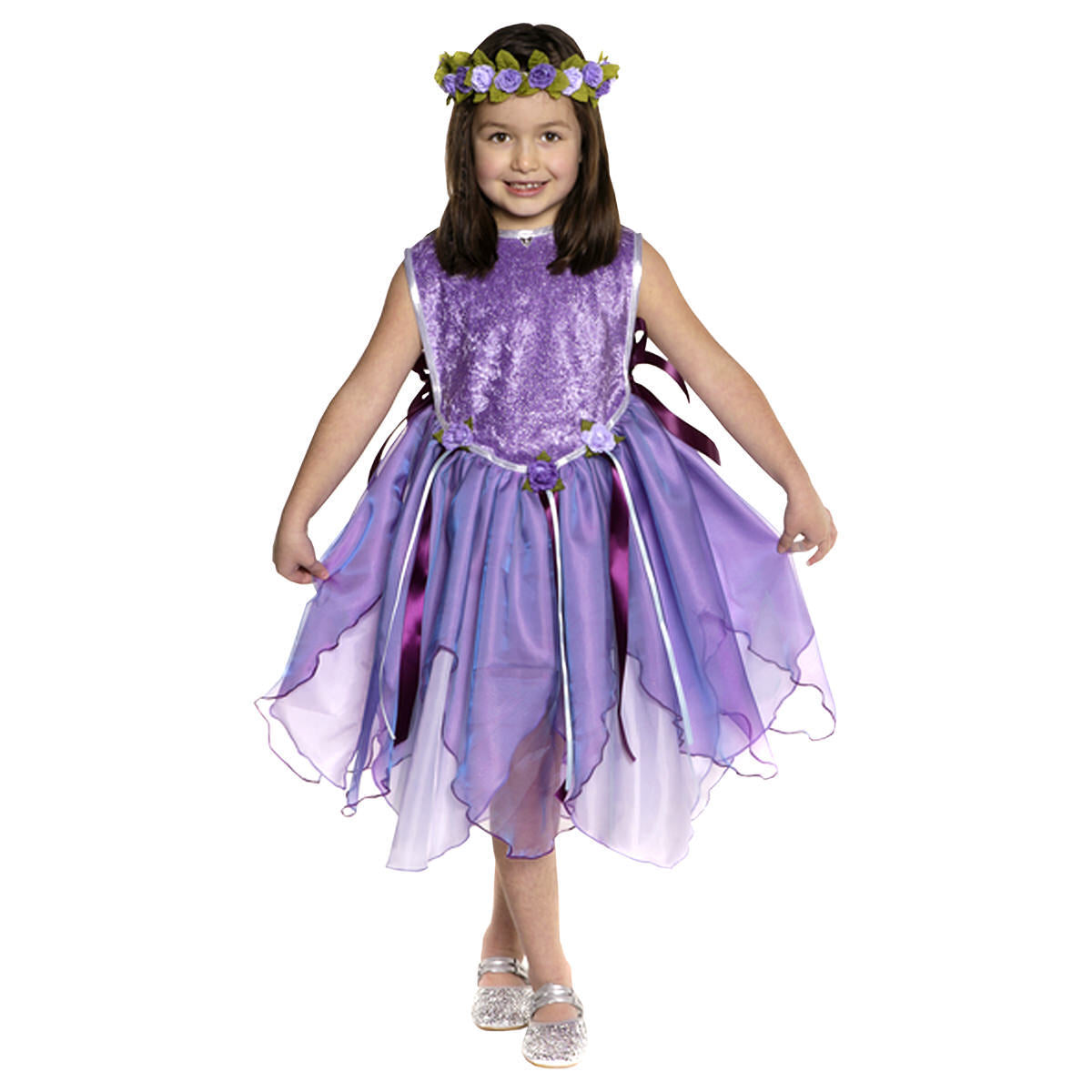 Feenkleid violett, 3-5 Jahre