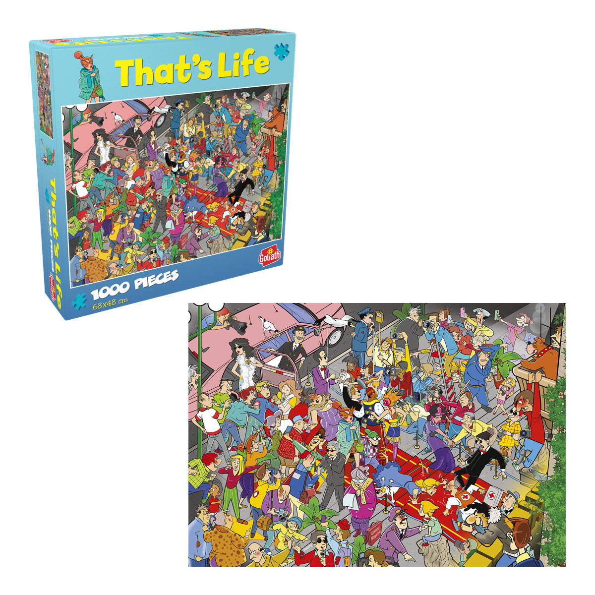 Puzzle That's Life Roter Teppich