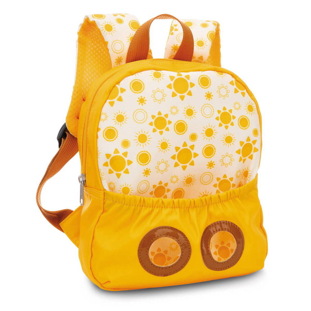 Rucksack gelb mit Rotem Panda