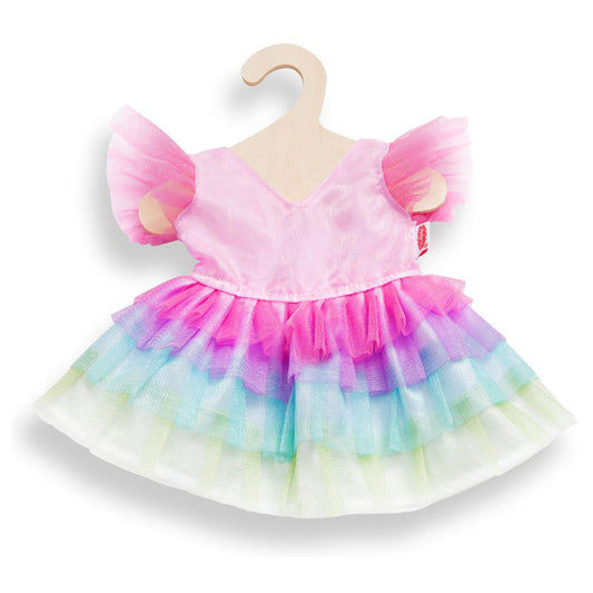 Kleid Regenbogenfee Gr. 28-35 cm