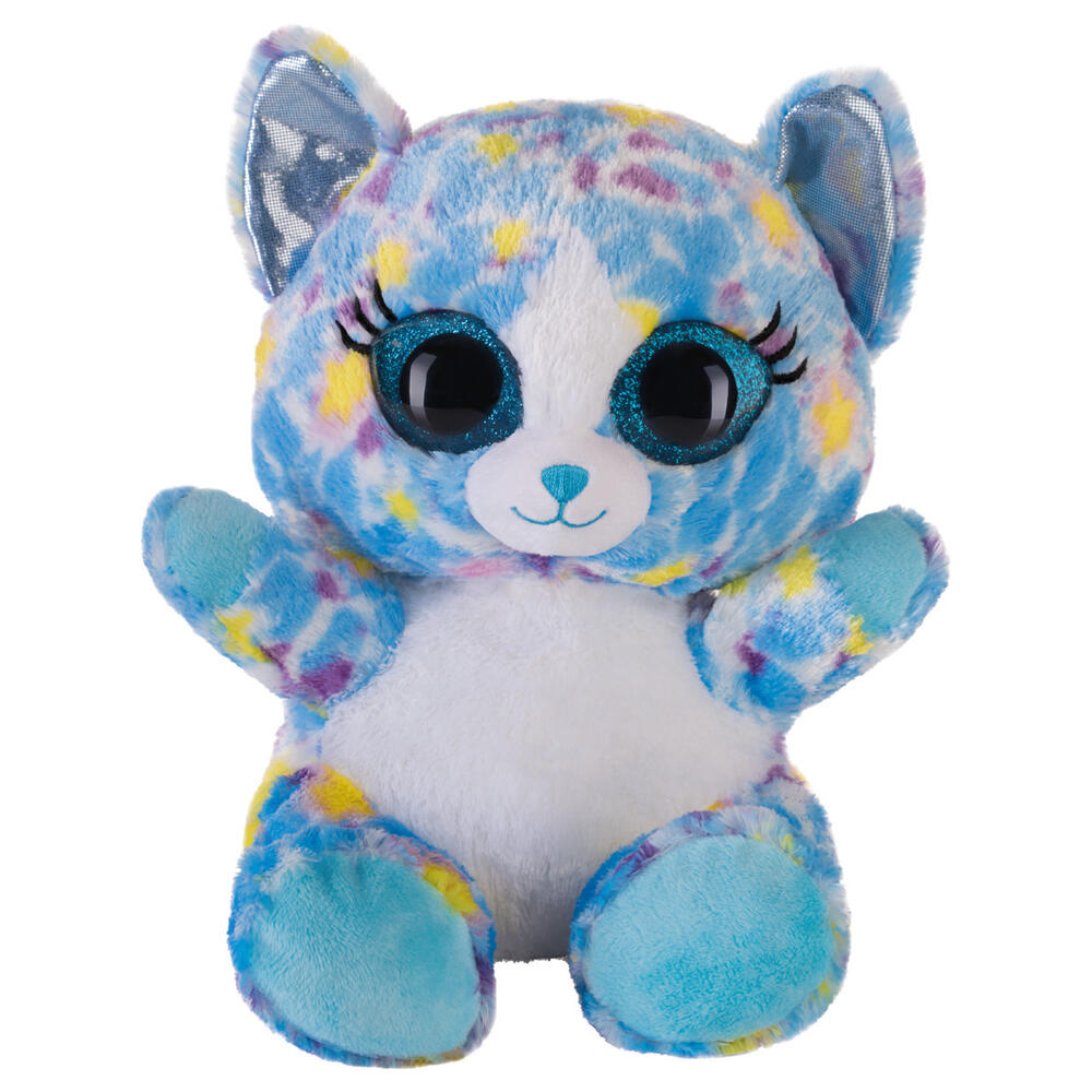 Lashy Katze blau/bunt 20 cm