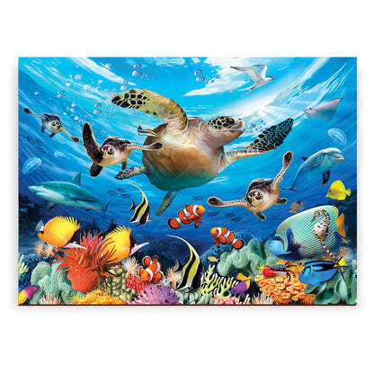 Puzzle Holz L Ocean life