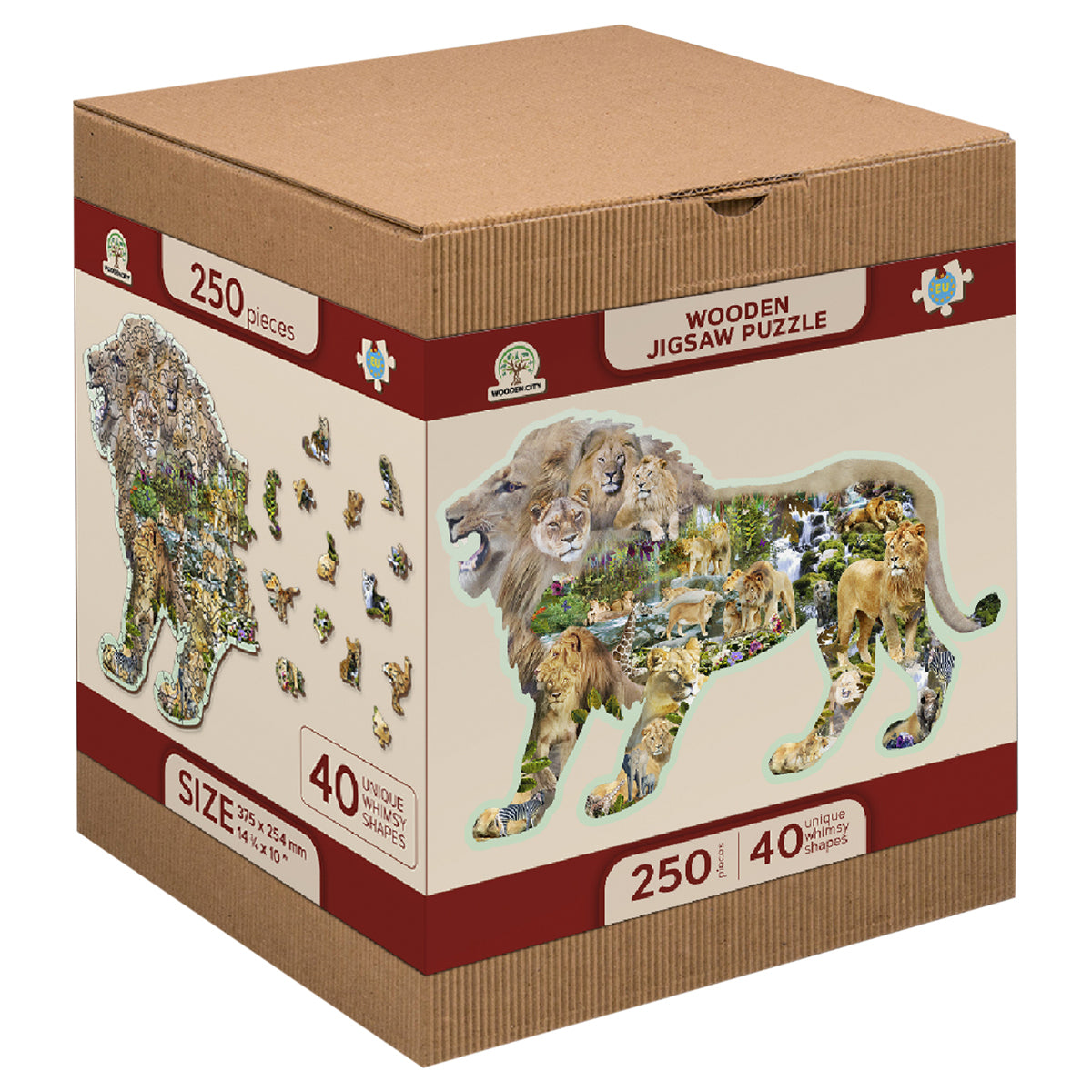 Puzzle Holz L Lion Roar