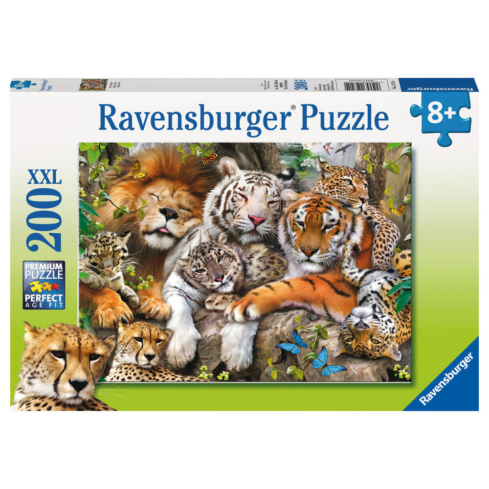 Puzzle Schmusende Raubkatzen