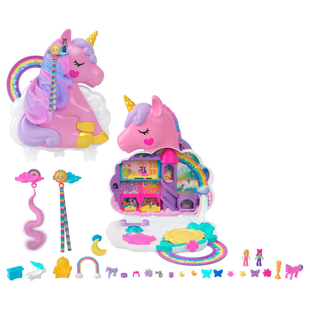 Polly Pocket Einhorn Haarspiel