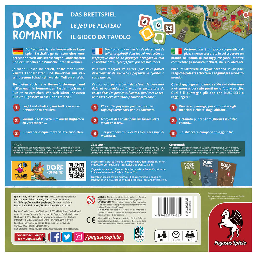 Dorfromantik Brettspiel, d/f/i