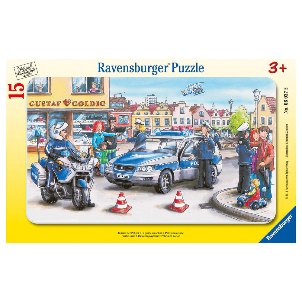 Puzzle Einsatz der Polizei