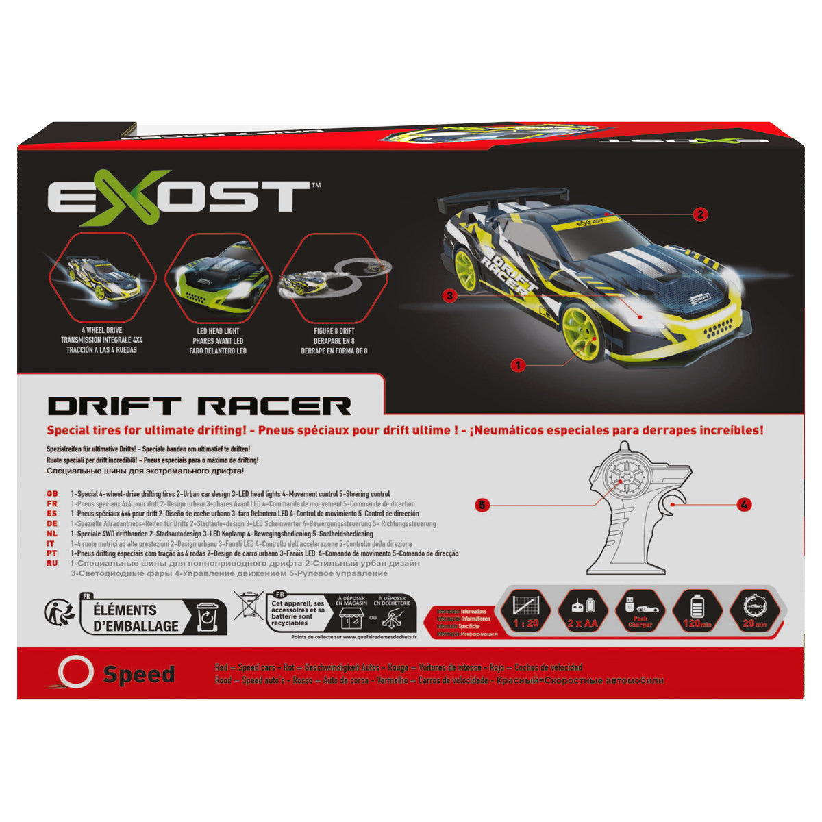 Exost Drift Racer, 2.4 GHz