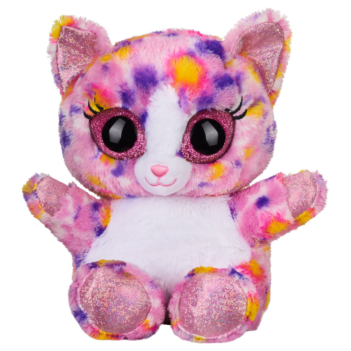 Lashy Katze pink/bunt 20 cm