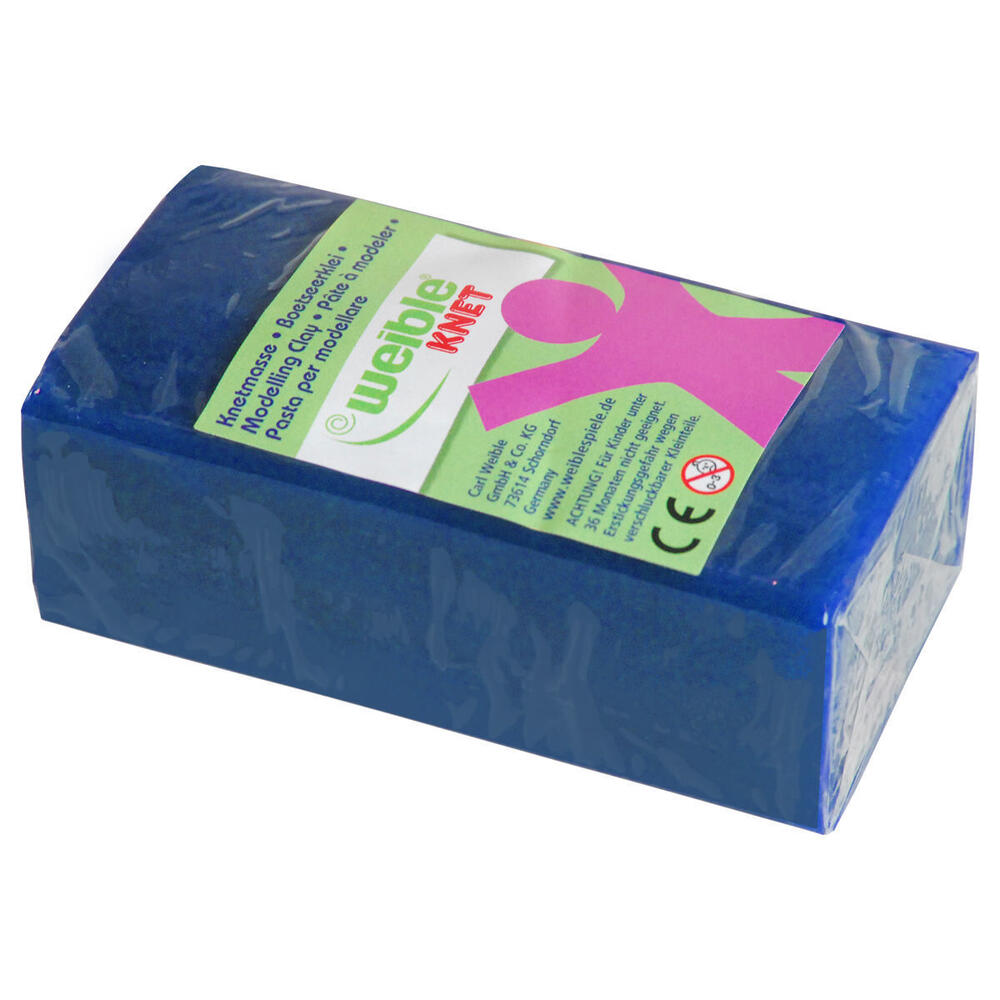 Blockknete 250 g, blau