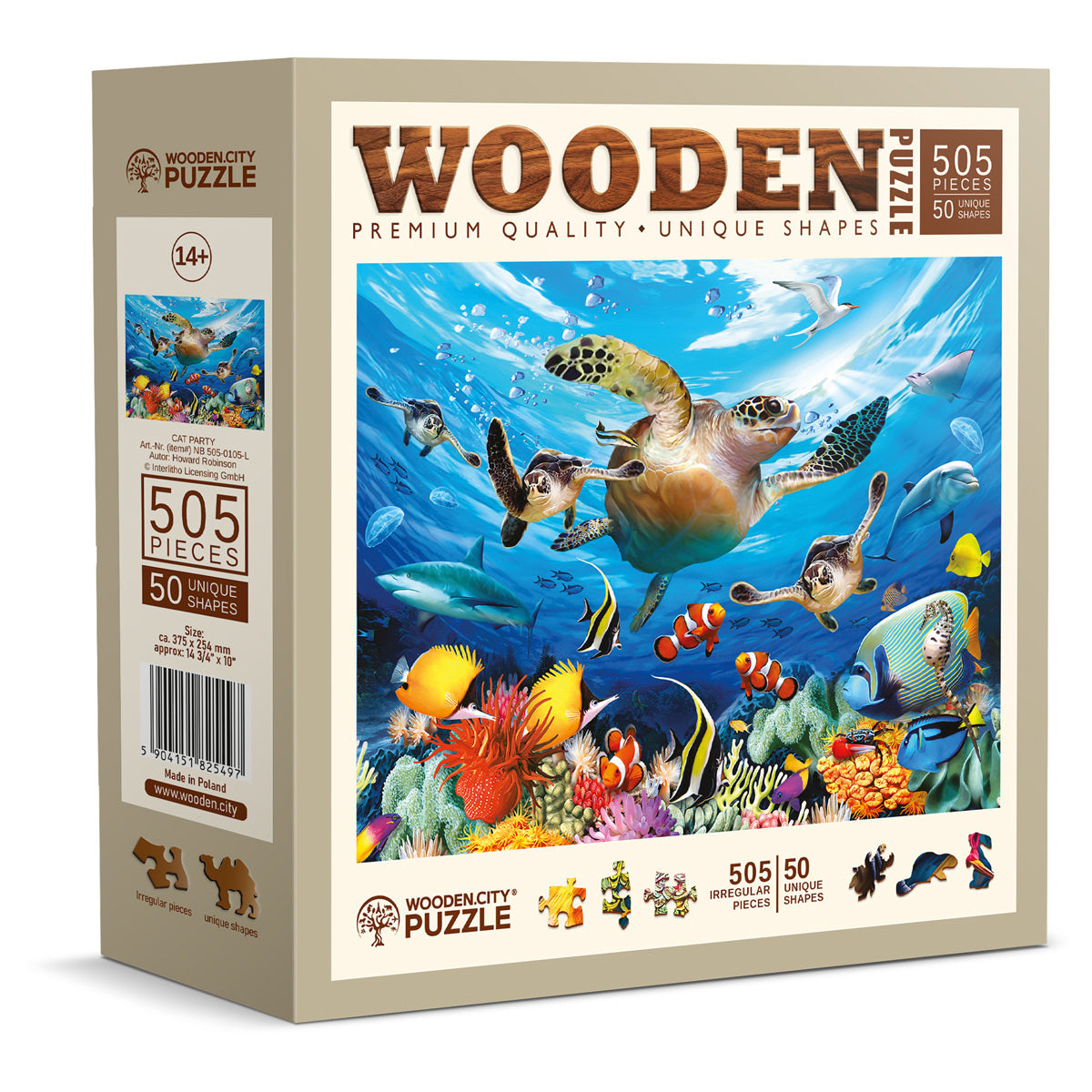 Puzzle Holz L Ocean life