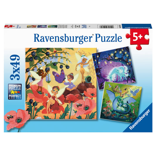 Puzzle Einhorn, Drache und