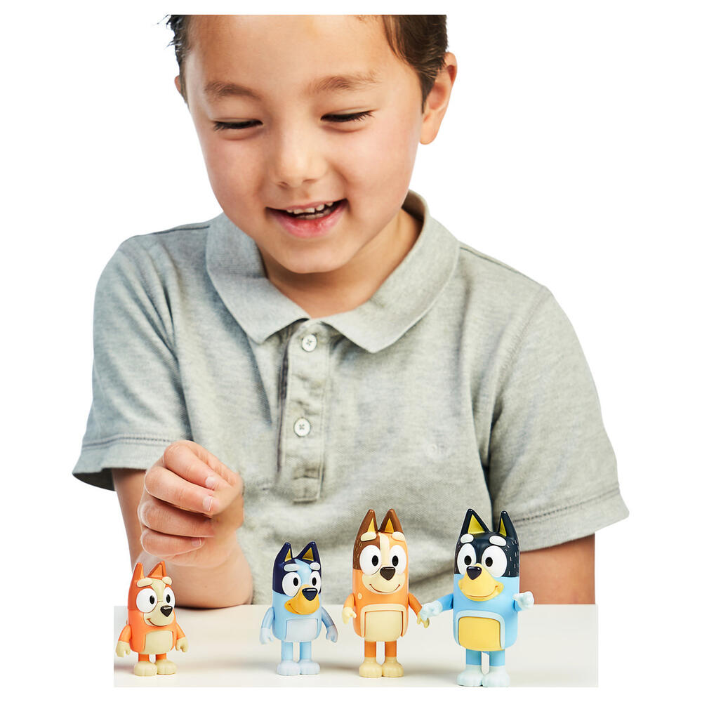 Bluey Figuren Viererpack Familie