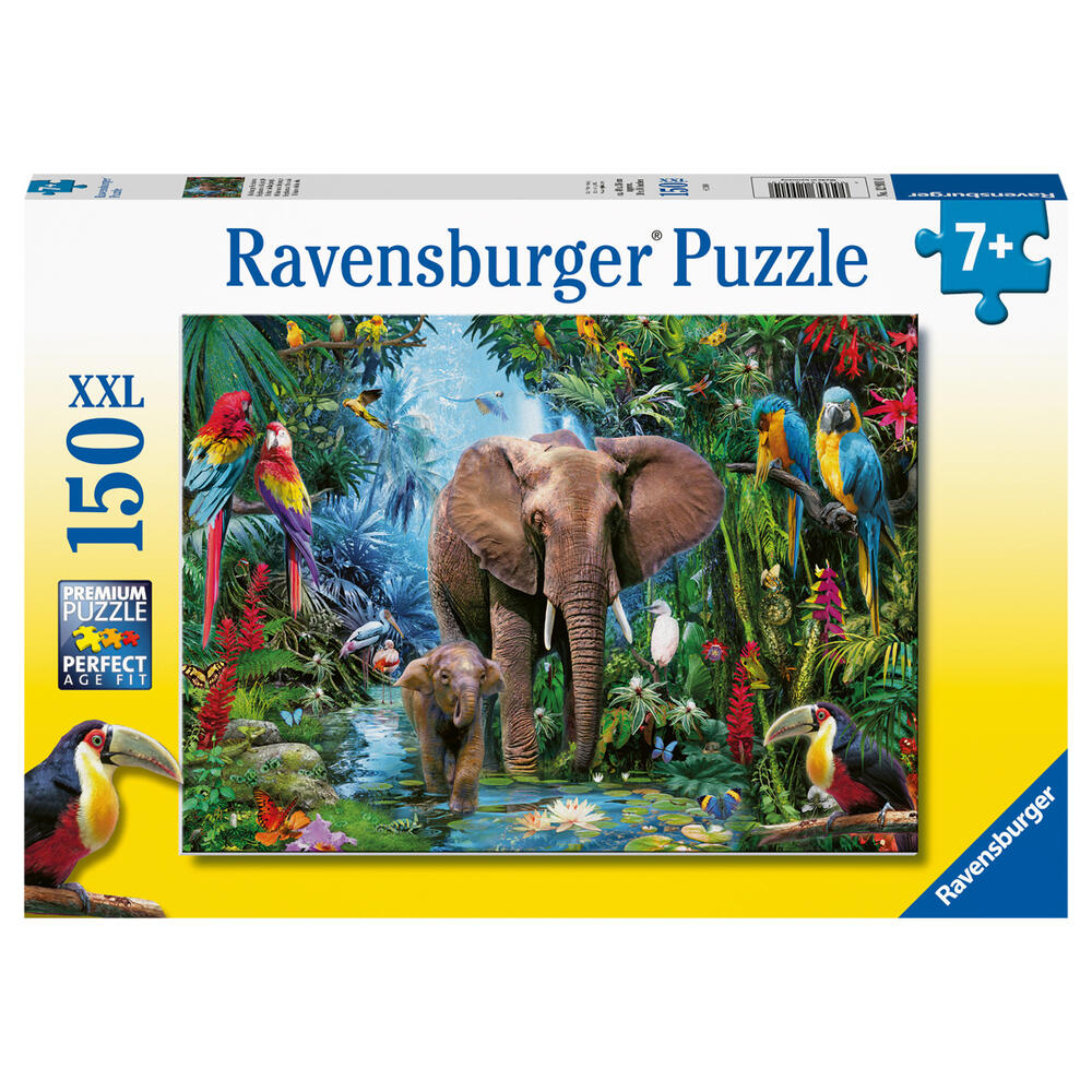 Puzzle Dschungelelefanten