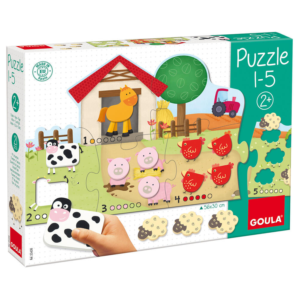 Puzzle Bauernhof 1-5