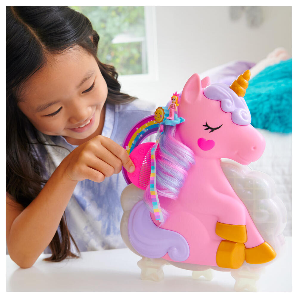 Polly Pocket Einhorn Haarspiel