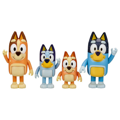 Bluey Figuren Viererpack Familie