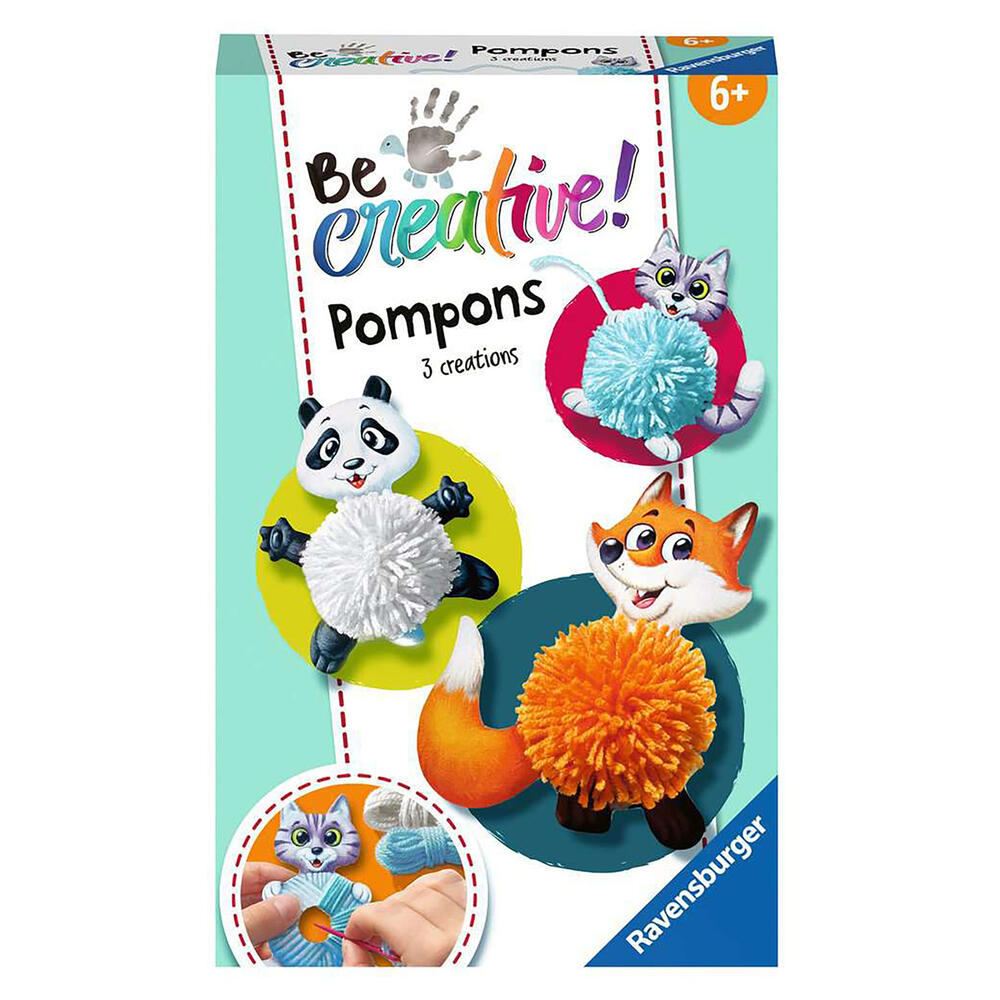 BeCreative Pompon Animals, d/f/i