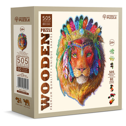 Puzzle Holz XL Mystic Lion