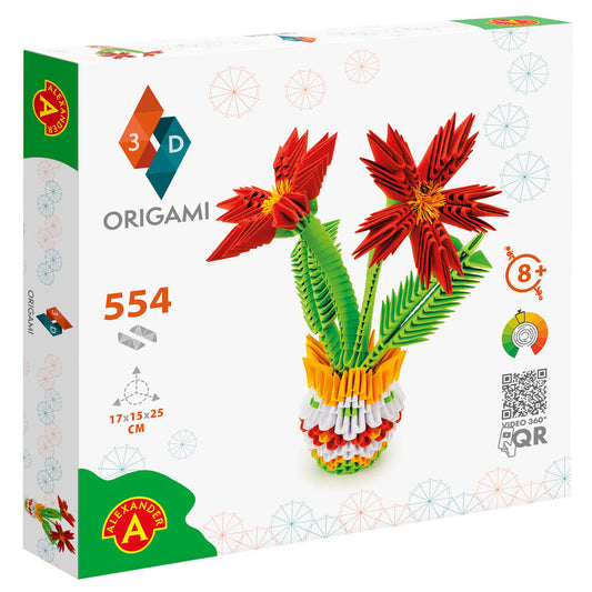 ORIGAMI 3D Topfblume