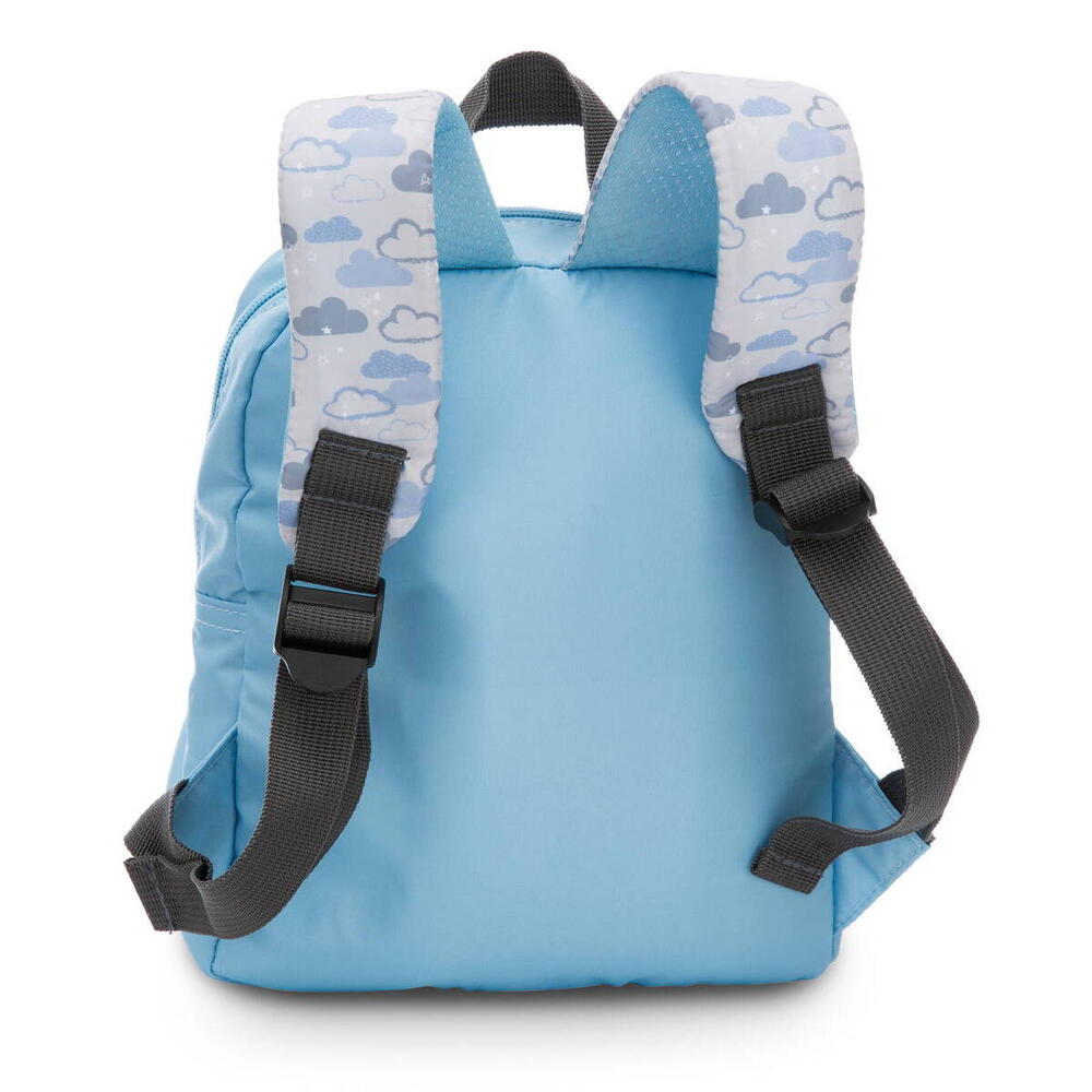 Rucksack hellblau mit Löwe