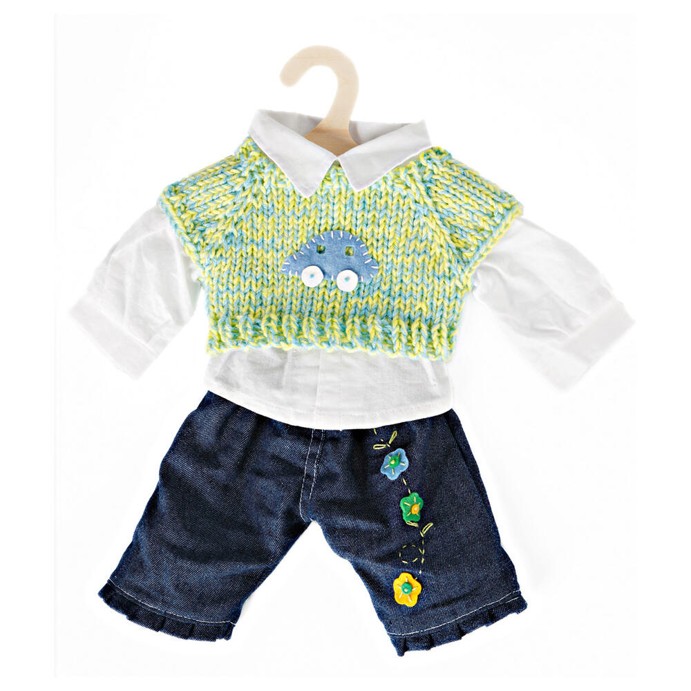 Jeans-Set Puppen Gr. 35-45 cm