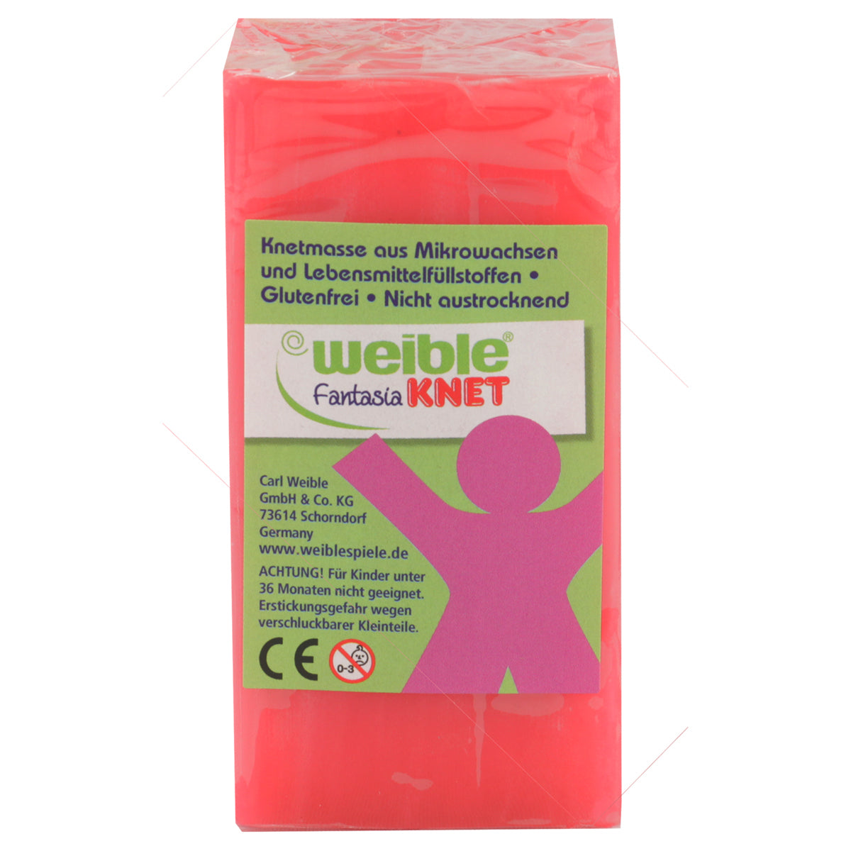 Blockknete 250 g, pink