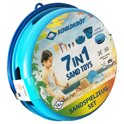 Sand Toys Falteimer-Set blau