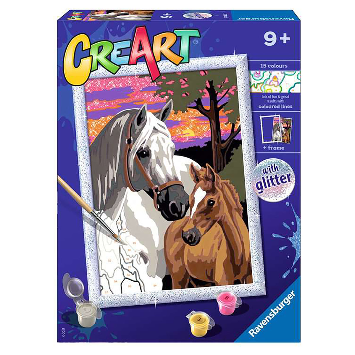 CreArt Sunset Horses, d/f/i