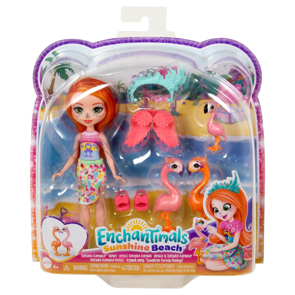 Enchantimals Puppe Flamingo und