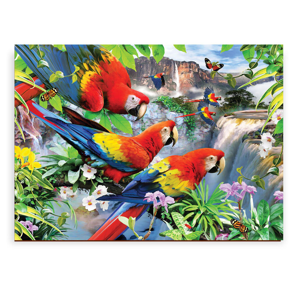 Puzzle Holz L Parrot Island