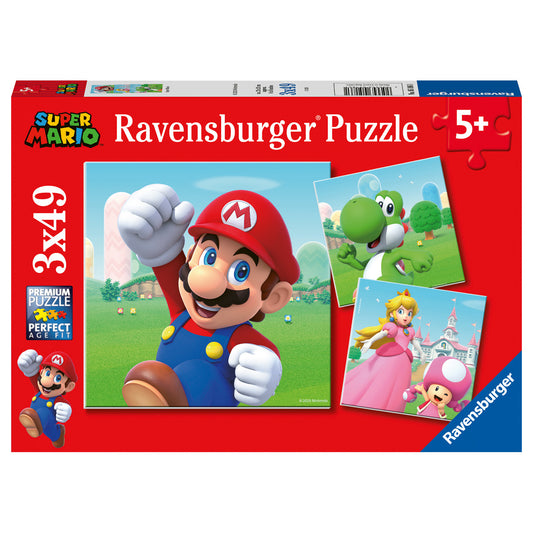 Puzzle Super Mario 3x49 Teile