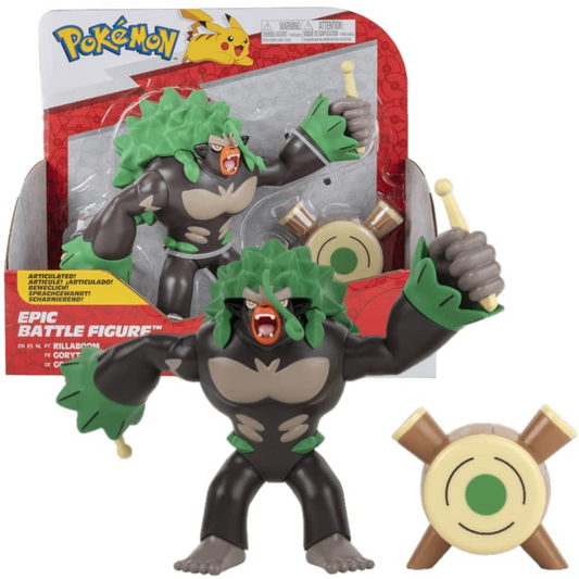 Pokemon Epic Battle Figure - Gortrom/Rillaboom